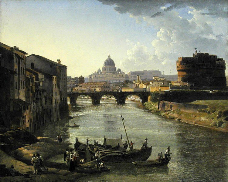 Щедрин С.Ф. Новый Рим. Замок св. Ангела. 1823(?) 