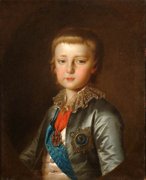 Портрет великого князя Константина Павловича. Конец 1780-х